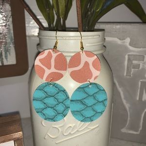 Round Dangle Earrings